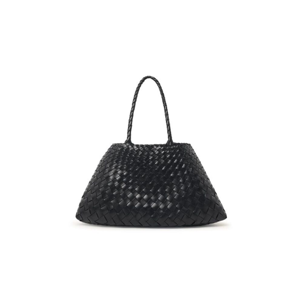 Dragon Diffusion 'Santa Croce Big' Black Leather Bag Women